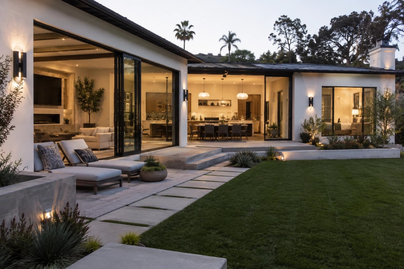 Luxury Los Angeles home after a complete home renovation