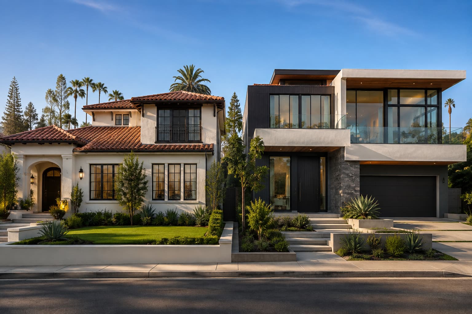 Remodeled and rebuilt homes showing the difference between renovation and new construction